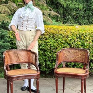 PAR DE CADEIRAS ao estilo LOUIS XVI