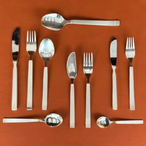 FAQUEIRO em metal ESPESSURADO A PRATA 90