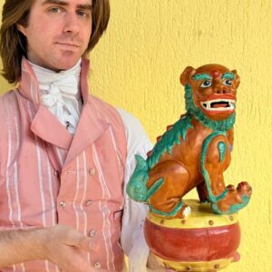 CÃO DE FOO (Foo Dog), executado em CERÂMICA