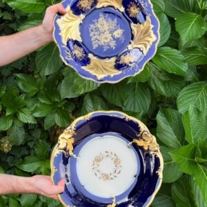 PRATOS DE PAREDE em nobre PORCELANA ALEMÃ