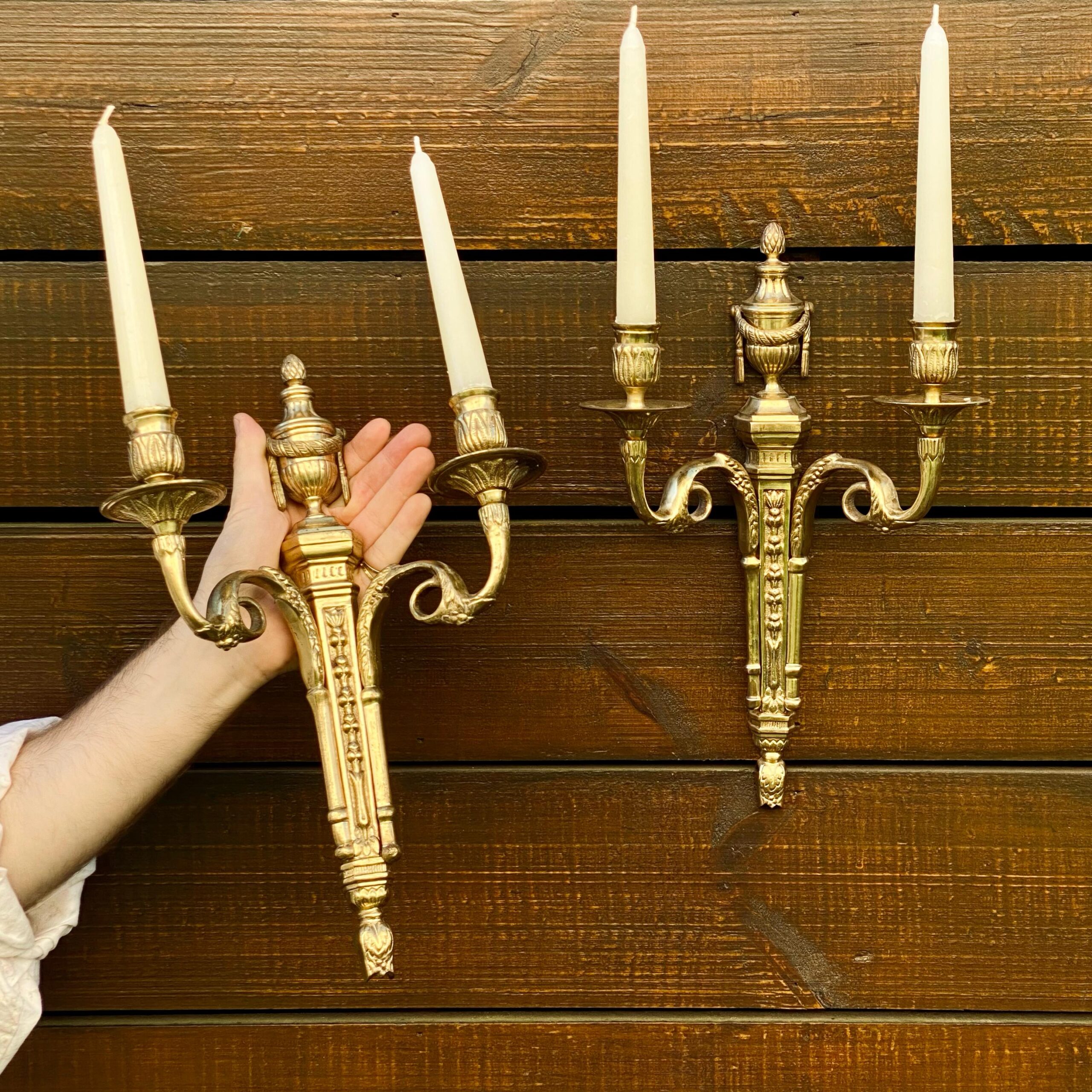 CANDELABROS DE PAREDE estilo Louis XVI